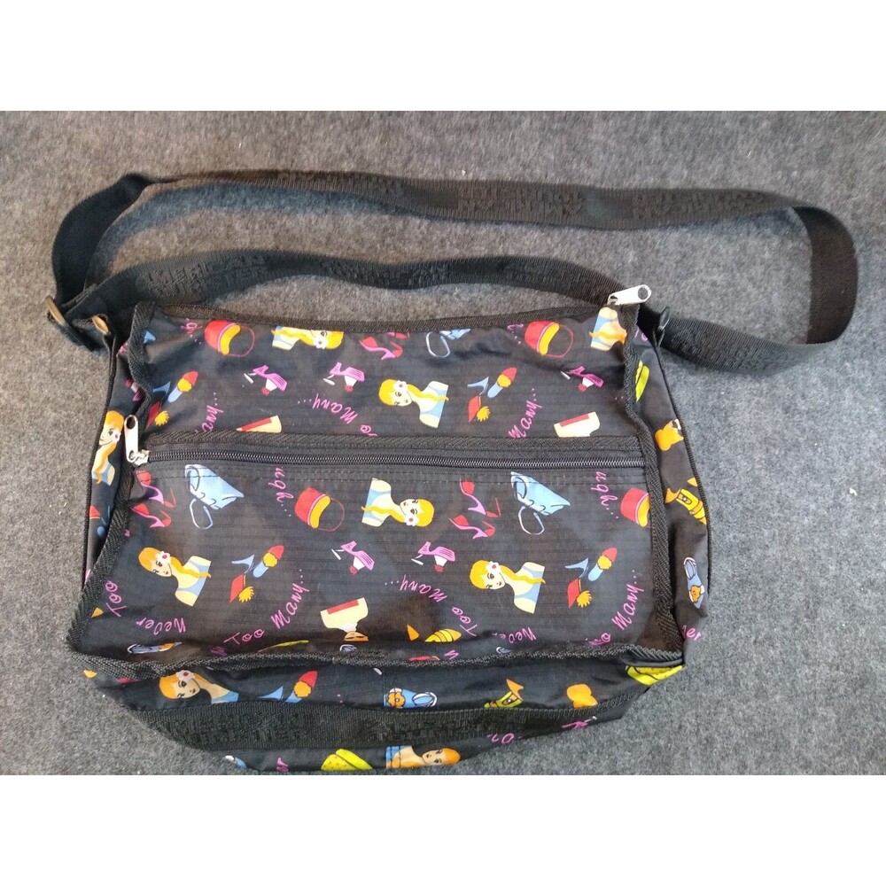 Retro vintage American Tourister Shoulder Bag Vinyl Travel “Never too many”